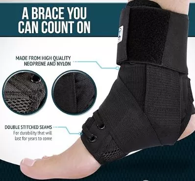 Ciamar a tha Taic Brace Ankle Sprained ag adhartachadh Cùram Ath-bheothachaidh Ùr-nodha?