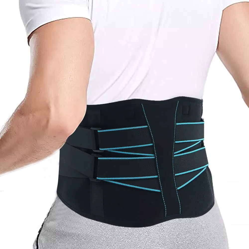 Taic Lumbar Waist Breathable Taic Brace Cùl Ìosal airson Sciatica
