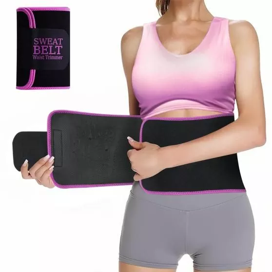 Boireannaich Sweat Slimming Waist Taic Shaper Belt